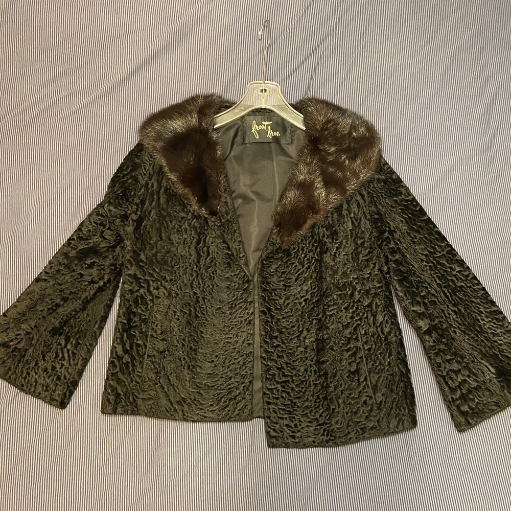 Frost Bro’s Vintage Mink Fur Collar Coat